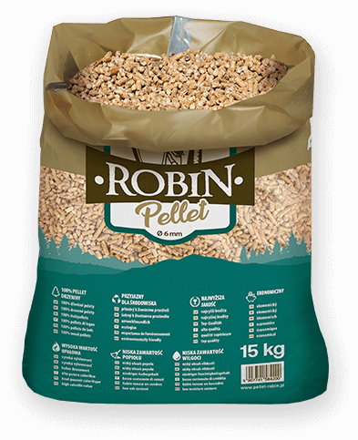 worek pelletu opałowego Robin do kupienia w Kwidzynie lub sklepie internetowym